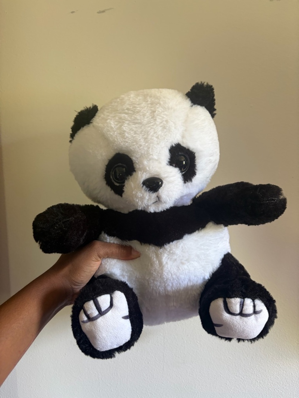 Plush Panda Stuffed Animal - Black & White Cozy Toy
